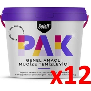Pak Genel Amaçlı Mucize Temizleyici 500  gr. X12 Adet Selsil Pak 12