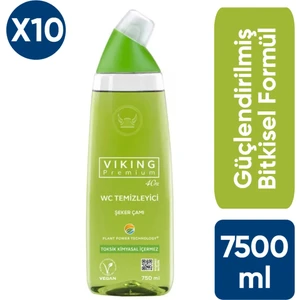 Premium Vegan Wc Temizleyici Şeker Çamı 750 ml X10 Adet