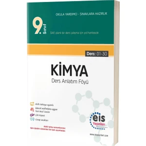 Eis Yayınları 9.Sınıf Kimya Ders Anlatım Föyü (DAF) (Ciltli)