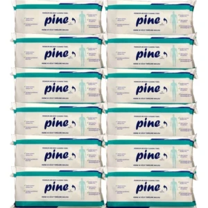 Alkolsüz Hasta Perine Ve Vücut Temizleme Havlusu 50'Li X 12 Paket