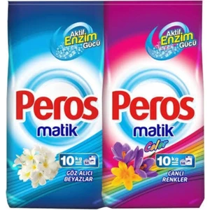 Toz Çamaşır Deterjanı Göz Alıcı Beyazlar 10 kg + Canlı Renkler 10 Kğ