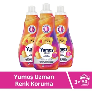 Uzman Konsantre Çamaşır Yumuşatıcısı Renk Koruma Kalıcı Koku 50 Yıkama 1200 M 3 Adet