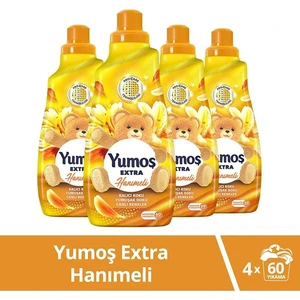 Extra Konsantre Çamaşır Yumuşatıcısı Hanımeli 1440 ml 4 Adet Yumoş Hanımeli 1440
