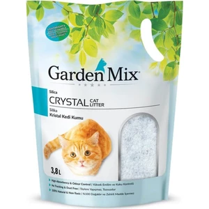 Garden Mix  Kokulu Silika Jel Kedi Kumu 3.8 Lt (1,7 Kg)