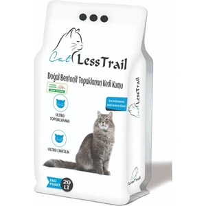 Trail 20 Lt Ince Tane Çiçek Kokulu Beyaz Bentonit Kedi Kumu