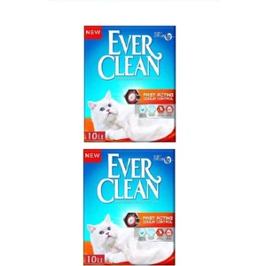 Ever Clean Fast Acting Hızlı Topaklanma Kedi Kumu - 10 Lt x 2 Adet