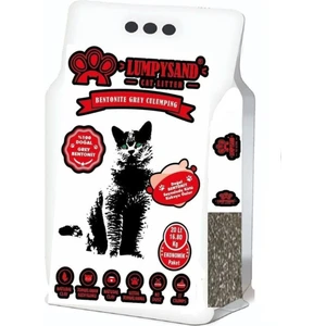 Gri Sodyum Bentonit Kedi Kumu Lavanta Kokulu 20 Lt (16.80 Kg) Ince Taneli