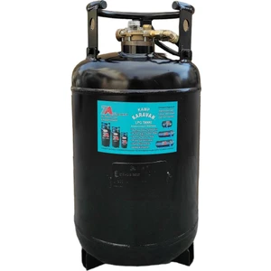 Karavan Lpg Tankı Dikey 22 Litre Kollektörlü