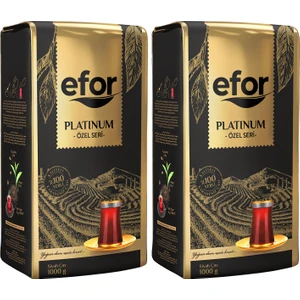 Efor Çay Efor Platinum Özel Seri Dökme Çay 1kg. 2'li Set