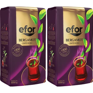 Efor Çay Efor Bergamot Aromalı Çay 1kg. 2'li Set
