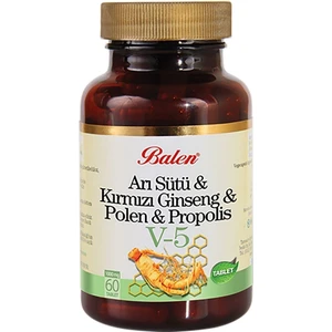 V5 Arı Sütü Kırmızı Ginseng Polen Propolis Tablet