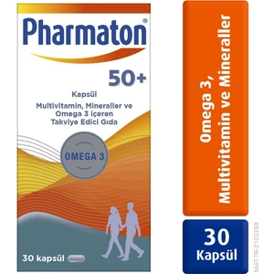 50 Plus 30 Kapsül - Omega 3 Multivitamin Ve Mineraller