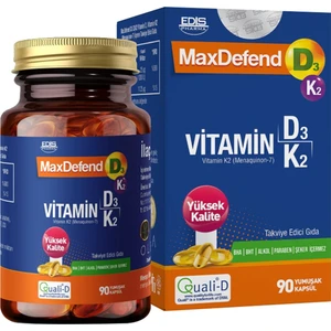 Edis Pharma Maxdefend D3 K2 90 Yumuşak Kapsül