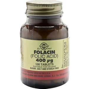 Folic Acid (Folacin) 400 Mcg 100 Tablet