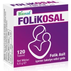 Id Lube Folik Asit 400 Mcg 120 Tablet Biosal Folikosal