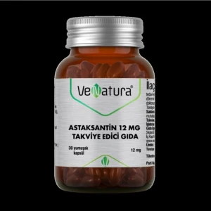 Astaksantin 12 Mg 30 Yumuşak Kapsül