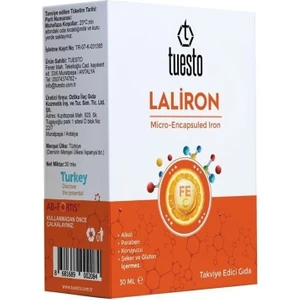 Laliron Micro Encapsuled Iron Çocuk Demir Damlası 30 Ml