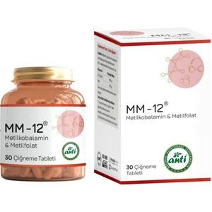 Mm-12 Metilkobalamin Çiğneme Tableti