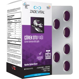 Zade Vital Çörek Otu Yağı Blister 60 Kapsül
