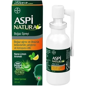 Aspinatura Boğaz Spreyi 20 Ml Nane & Limon