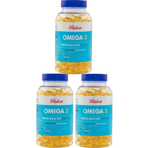 Omega 3 Norveç Balık Yağı (  ) 200 Yk 3 Adet