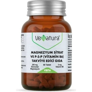 Magnezyum Sitrat Ve P-5-P Vitamin B6 60 Tablet