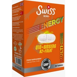 Bork Energy Q10 Ginseng K2 Folat 30 Kapsül
