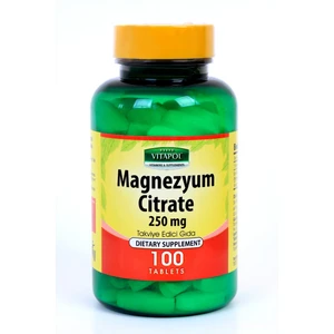 Magnezyum Citrate+B6 100 Tablet