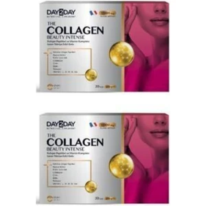 Day2day Çilek Aromalı Day2day 2 Adet The Collagen Beauty Intense 30 Saşe X 12 Gr