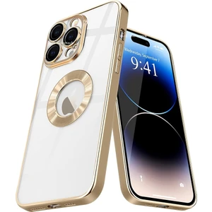 M.TK Moveteck iPhone 14 Pro Kılıf Uyumlu Logolu Delikli Tasarım Kamera Korumalı Darbeye Dayanıklı Silikon Case