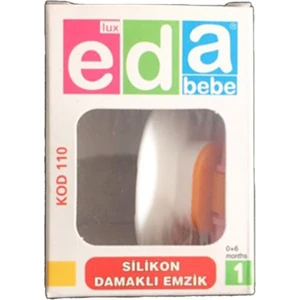 Lux Eda Bebe Silikon Damaklı Emzik 1 Numara