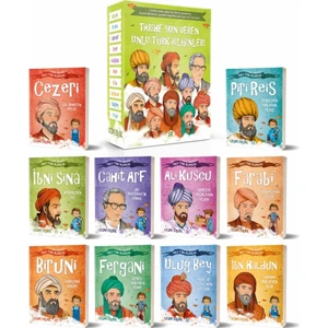 Tarihe Yön Veren Ünlü Türk Bilginleri Serisi (Kutulu 10 Kitap Takım) - Cezmi Ersöz
