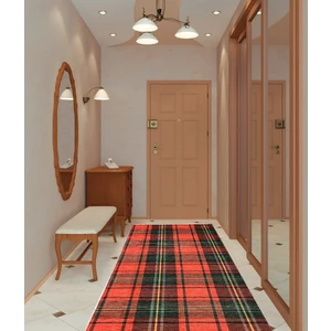 Home Kesme Yolluk (Ekoseli) Yumuşak Tuşeli Pamuk Taban Robot Süpürgeye Uygun