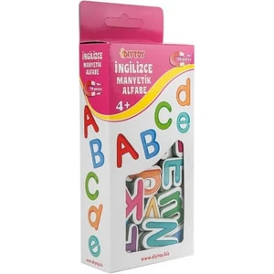 Diytoy Manyetik Alfabe Türkçe-Ingilizce 66 Parça
