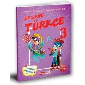 Kırmızı Beyaz Yayınlar 3 Sınıf Efsane Türkçe