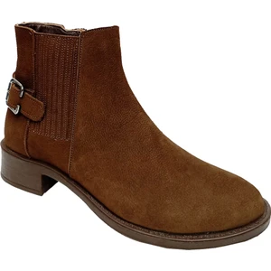 Üçel 24-042 Hakiki Nubuk Deri Anatomik Taban Kadın Bot