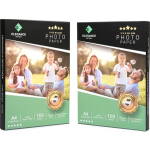 Elegance A4 210X297MM Mat / Luster 260GSM 200ADET Fotoğraf Kağıdı 2li
