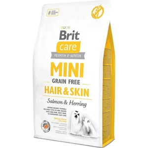 Brit Care Mini Hair Skin Somonlu ve Ringa Balıklı Tahılsız Köpek Maması 2 kg