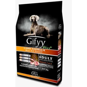 15 kg Gifyy ( 23/10 ) Premium Yetişkin Köpek Maması ( Kuzu Etli ) Kuru Mama