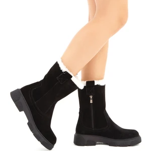 Tamer Tanca Kadın Deri Casual Bot 928 46068 Bn Bot Ayk SK22/23