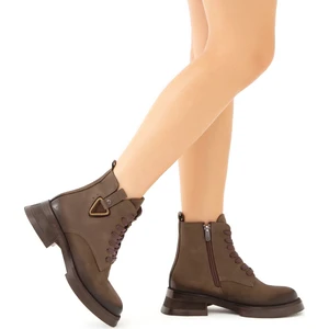 Tamer Tanca Kadın Deri Casual Bot 599 23035 Bn Bot SK22/23