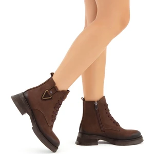 Tamer Tanca Kadın Deri Casual Bot 599 23035 Bn Bot SK22/23