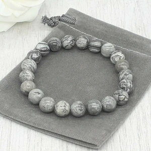 Padore Accessory Sinir Dengeleyici Şık Jasper Doğal Taş Bileklik