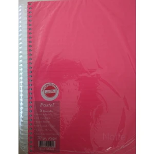 Sert Kapak Defter A4 Pastel 160 Yaprak 50-107