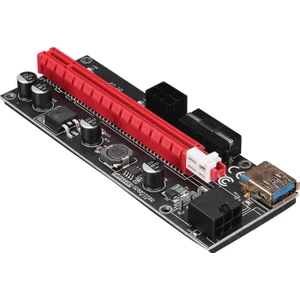 SL-XE19 Pcı-E 1x To 16X Sata 6pin Bitcoin Riser Versiyon 09S Ekran Kartı Yükseltici