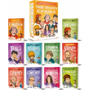 Tarihe Yön Veren Bilim Insanları Serisi (Kutulu 10 Kitap Takım) - Cezmi Ersöz