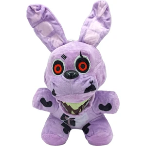 PopŞeker Five Nights At Freddys Karakterleri Oyuncak Peluş Fnaf Karakteri 27CM. Mor Tavşan