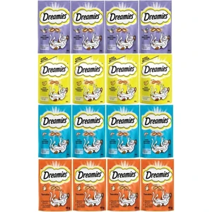 Peynirli-Somonlu-Ördek Etli-Tavuk Etli Kedi Ödülü 60 gr * 16 Adet