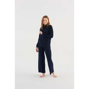 U.S. Polo Assn. Kadın Lacivert Pijama Takımı