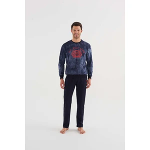 U.S. Polo Assn. Erkek Lacivert Pijama Takımı